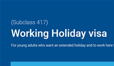 Working Holiday Visum 417